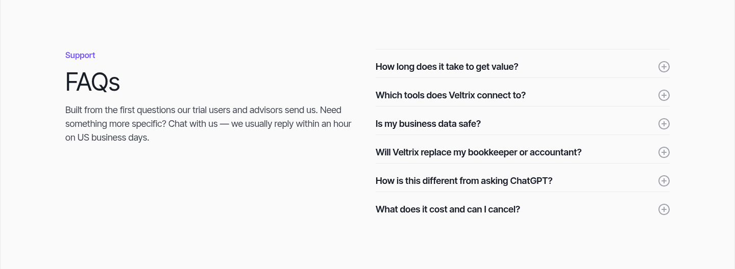 Veltrix AI Faq