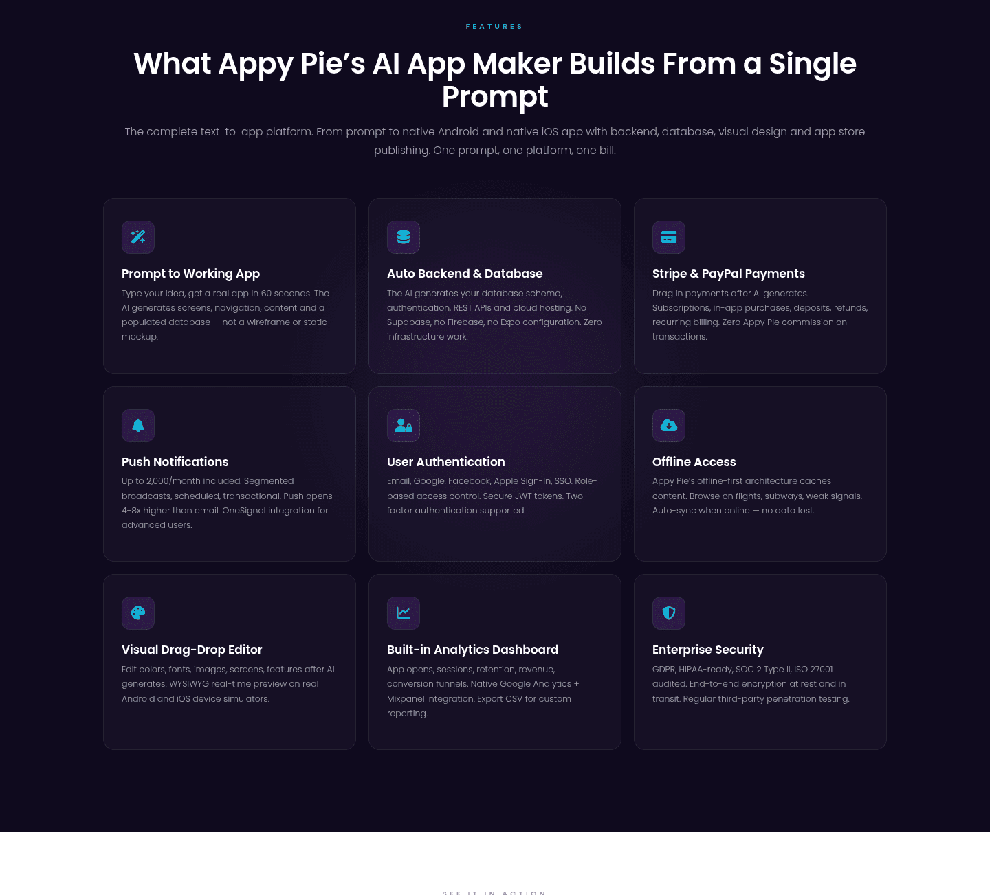 Appypie Features