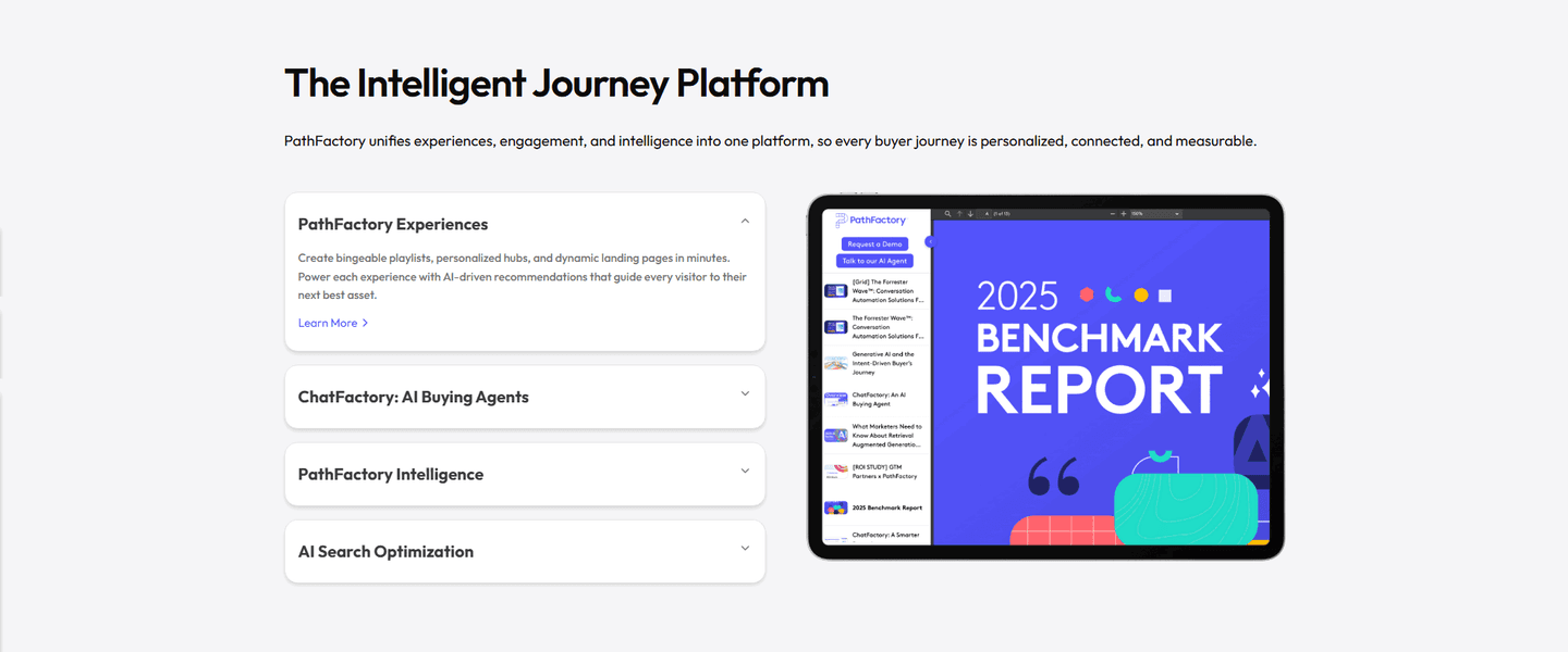 PathFactory Features