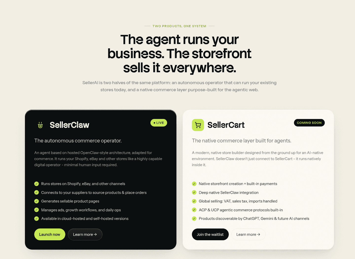 SellerClaw Features