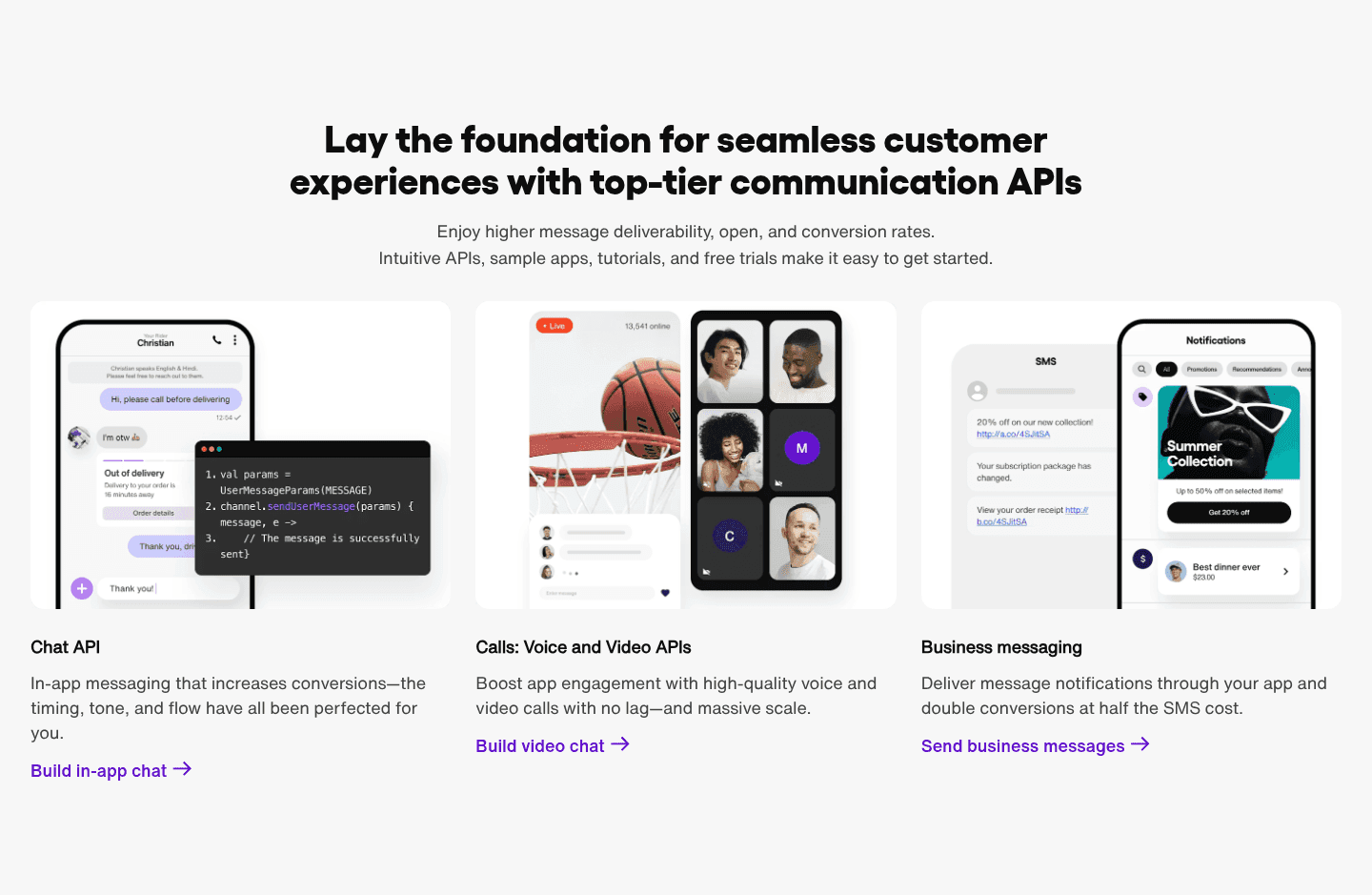 Sendbird Features