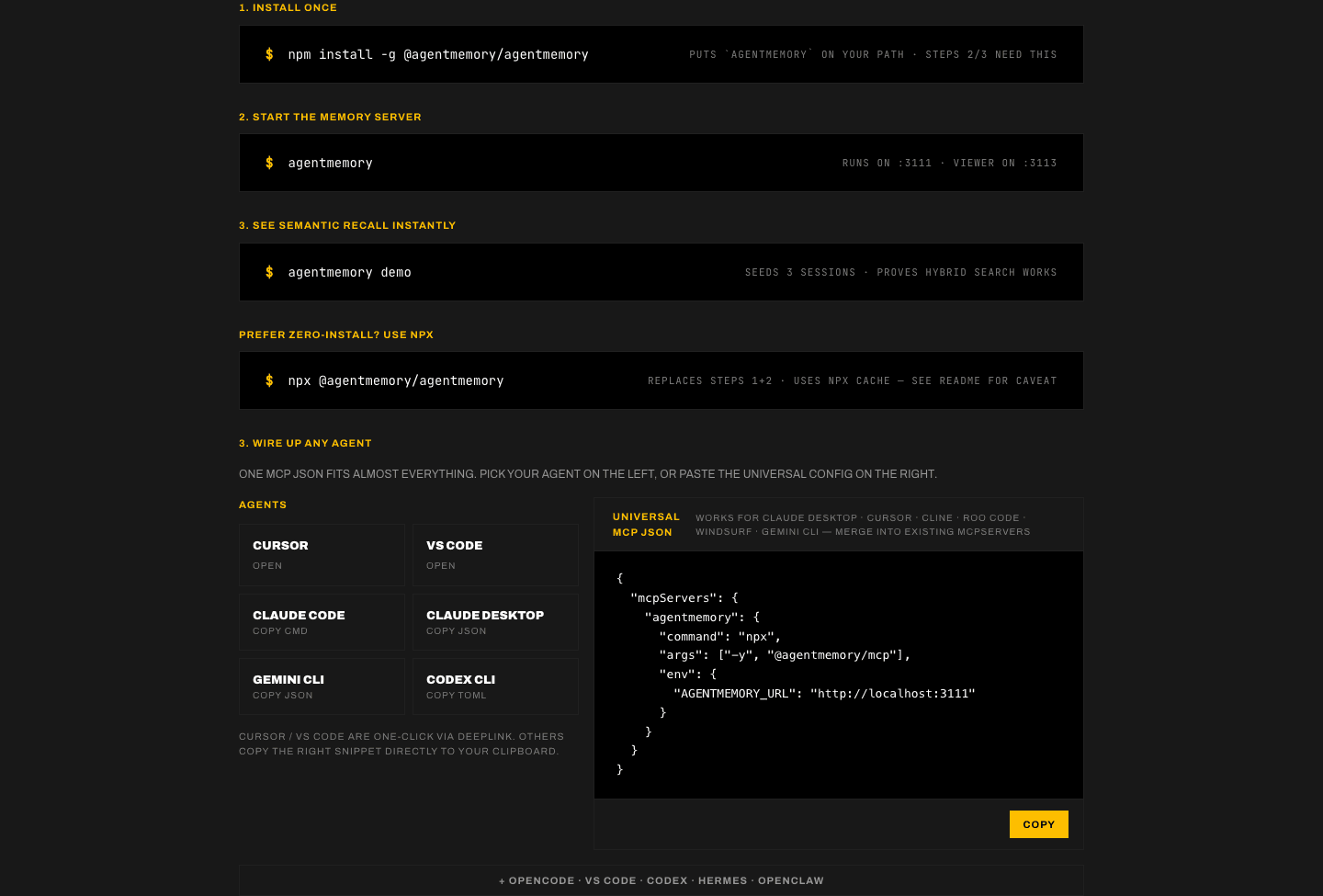 Agentmemory How It Works