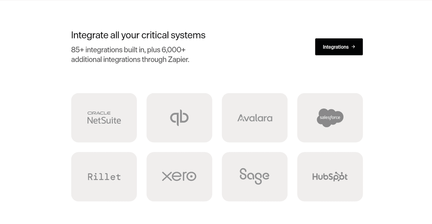 Maxio Integrations