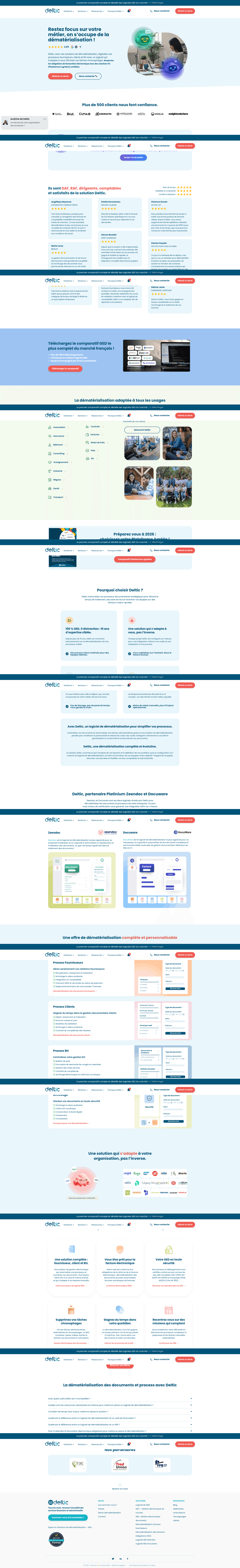 Deltic landing page