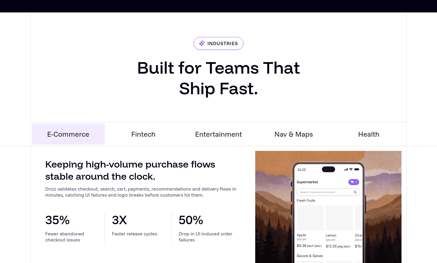 Drizz Use Cases