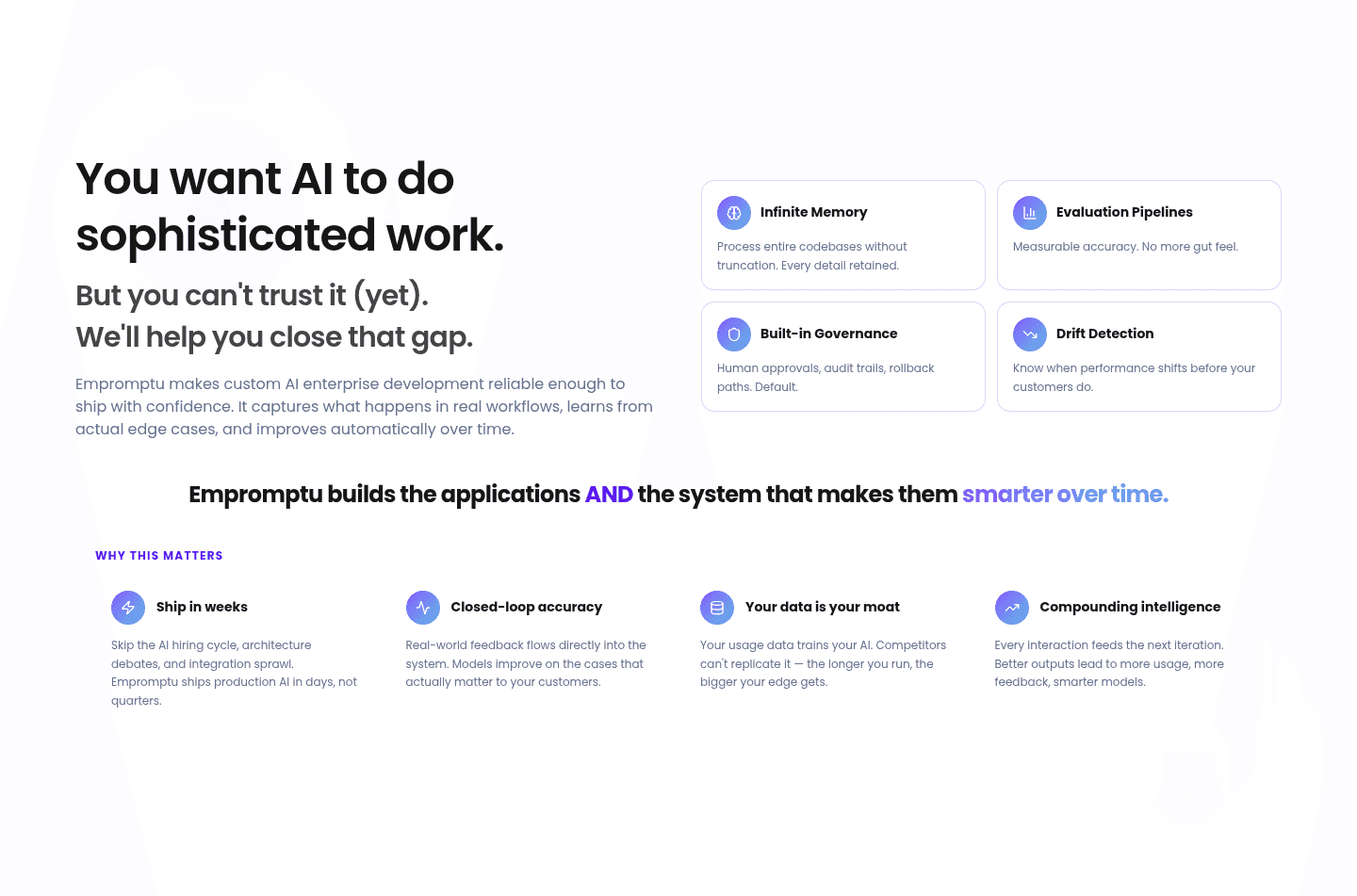 Empromptu AI Value Proposition